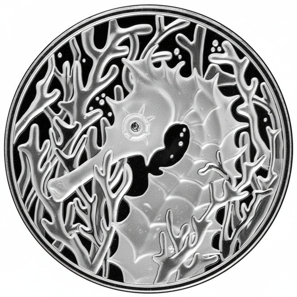 Samoa Seahorse 2026 1 oz Silbermünze BU