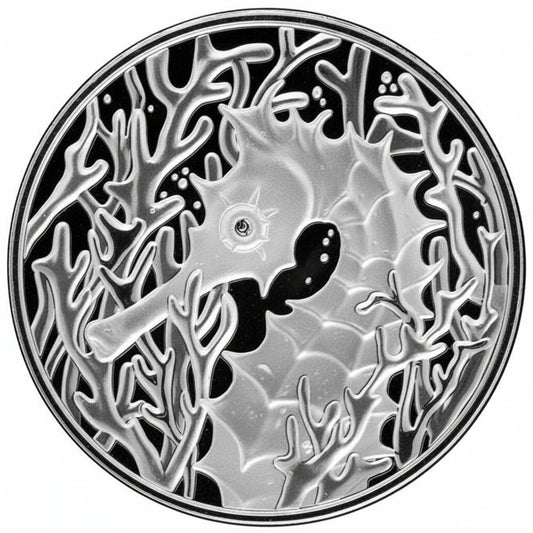 Samoa Seahorse 2026 1 oz Silbermünze BU