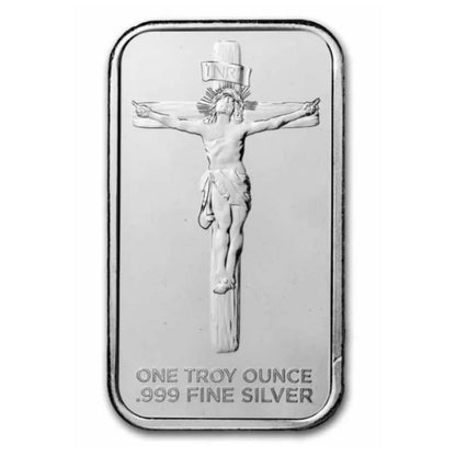 Kreuzigung Jesus Silberbarren 1 oz