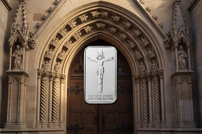 Kreuzigung Jesus Silberbarren 1 oz