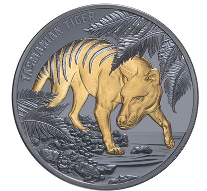 Niue - Tasmanischer Tiger Black Proof 2026