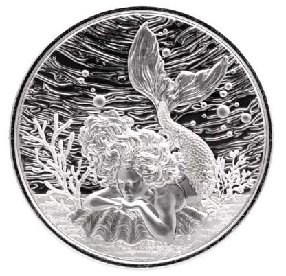Samoa Mermaid Under the Sea 2026 1 oz Silber BU