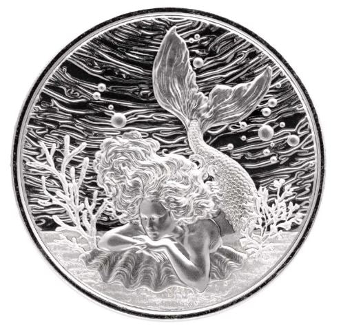 Samoa Mermaid Under the Sea 2026 1 oz Silber BU