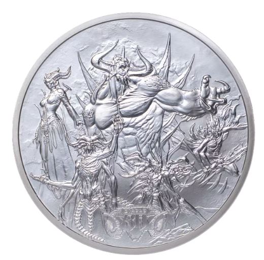 Diablo 30th Anniversary 2026 1 oz Silbermedaille KOMSCO BU