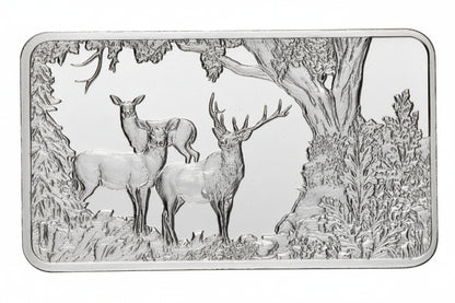 Hillmint Silberbarren Rothirsch Silber 999 Polen