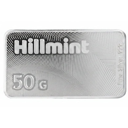 Silberbarren - 50 Gramm Hillmint Rothirsch