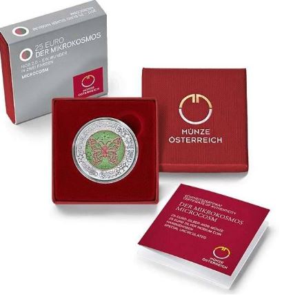 25 Euro Niob Der Mikrokosmos 2017 Österreich