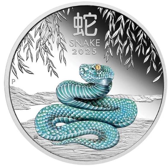 Australien - Lunar III Schlange 2025 Proof Color