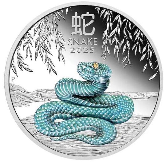 Australien - Lunar III Schlange 2025 Proof Color