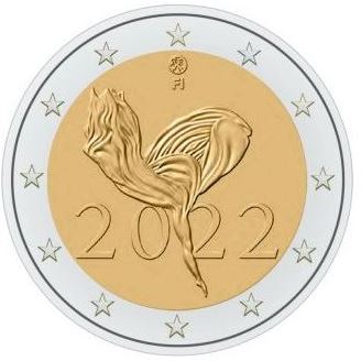 Finnland 2 Euro Gedenkmünze 2022 Finnisches Nationalballett