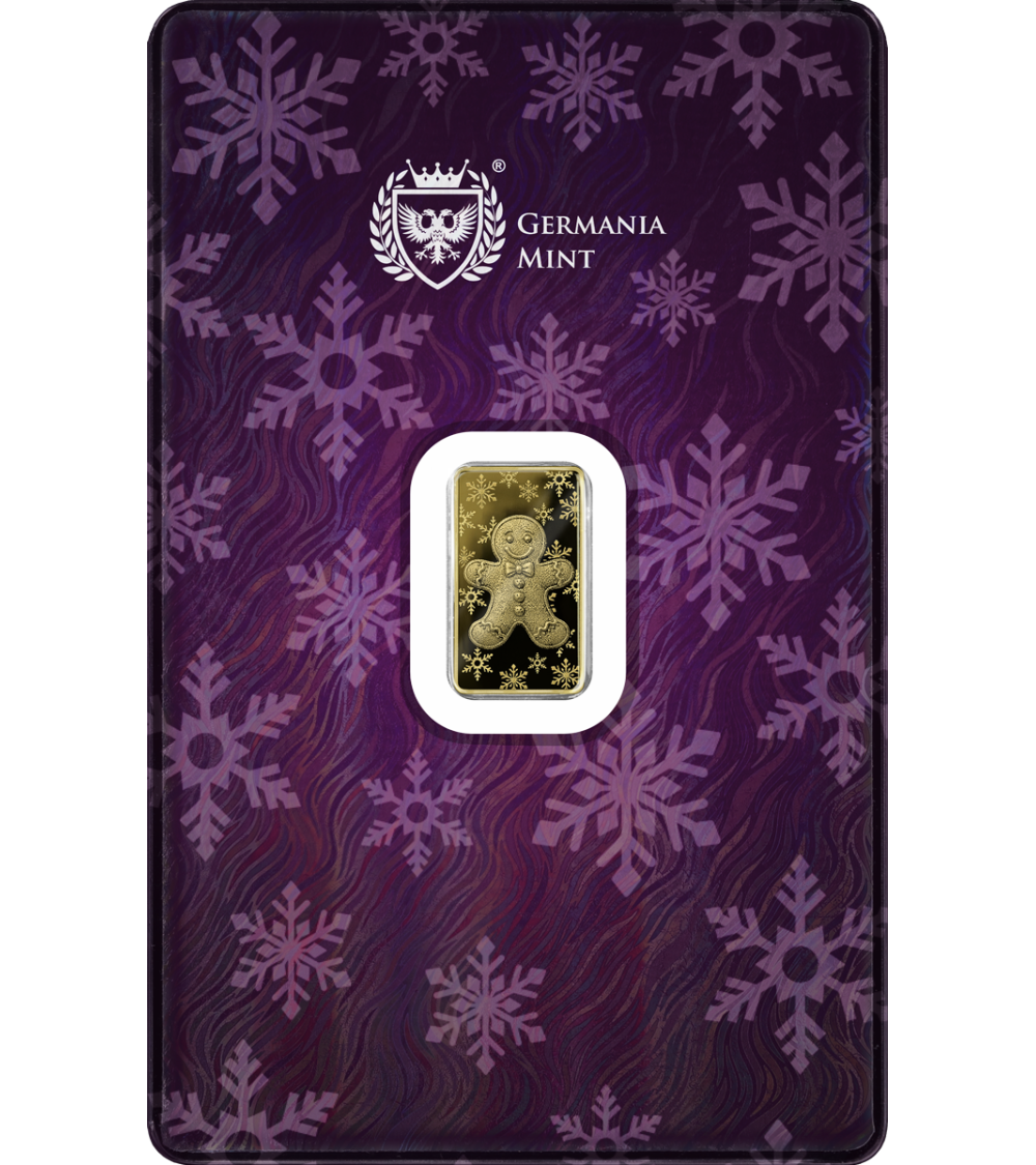 Germania - 1/100oz Goldbarren Gingerbread Man 2026