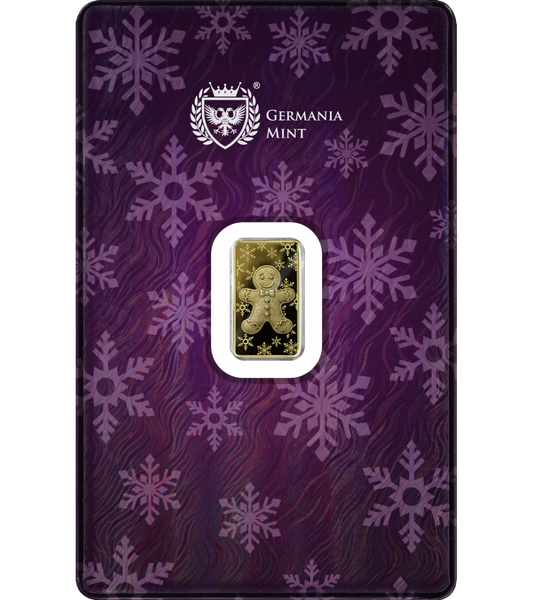 Germania - 1/100oz Goldbarren Gingerbread Man 2026