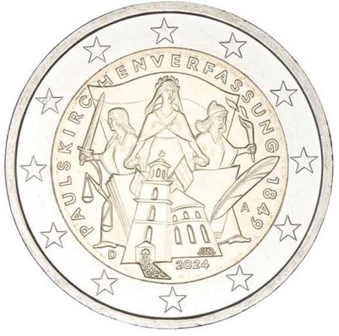 Deutschland 2€ 2024 - Paulskirchenverfassung 