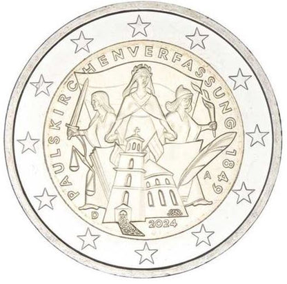 Deutschland 2€ 2024 - Paulskirchenverfassung 