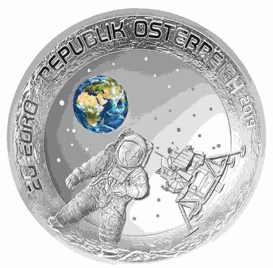Österreich 20€ PP - Mondlandung 2019