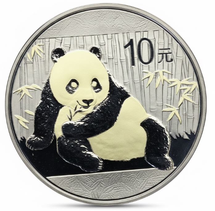 China - Panda 2015 gilded