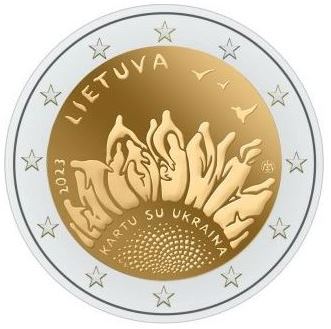 Litauen 2€ 2023 - Gemeinsam mit der Ukraine