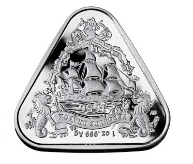 Australien 2020 Vergulde Draeck 1 oz Silber