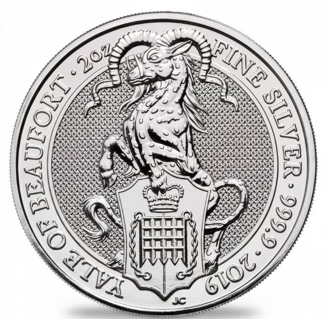 Yale of Beaufort 2019 2 oz Silbermünze