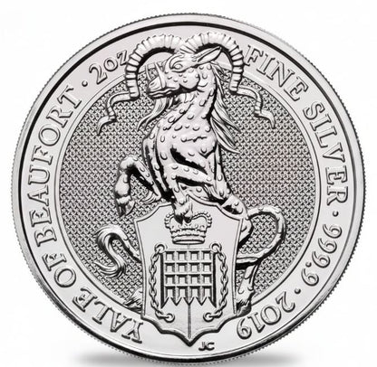Yale of Beaufort 2019 2 oz Silbermünze