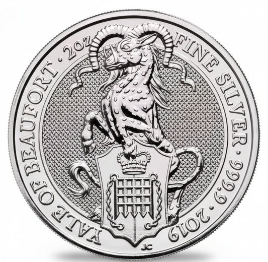 Yale of Beaufort 2019 2 oz Silbermünze