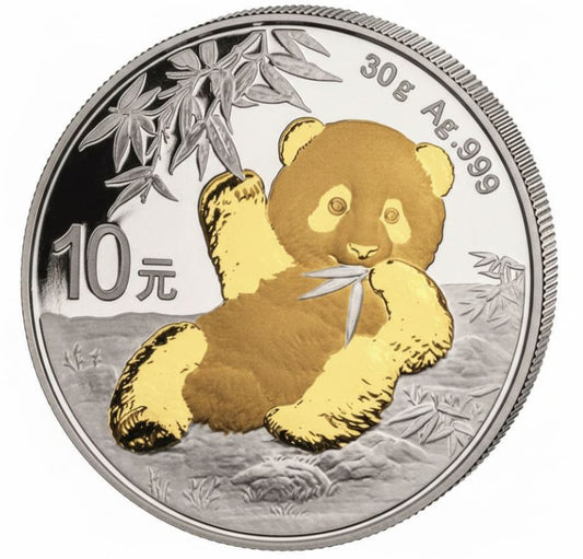China - Panda 2020 gilded