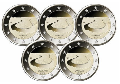 Deutschland 2€ 2025 - Saarland Set A-J