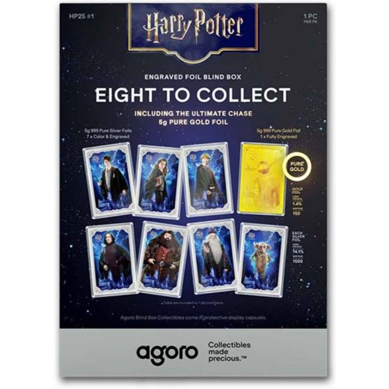 Harry Potter 25 Years of Magic Blind Box 2026 5 g Silberfolie Niue