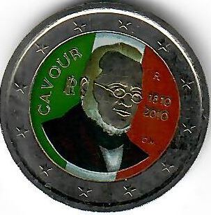 Italien 2€ 2010 - Benso koloriert A