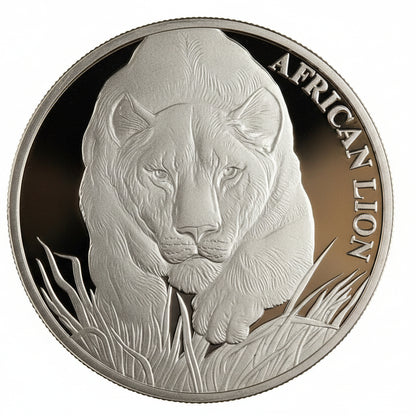 Tschad African Lion 2017 1 oz Silbermünze 999