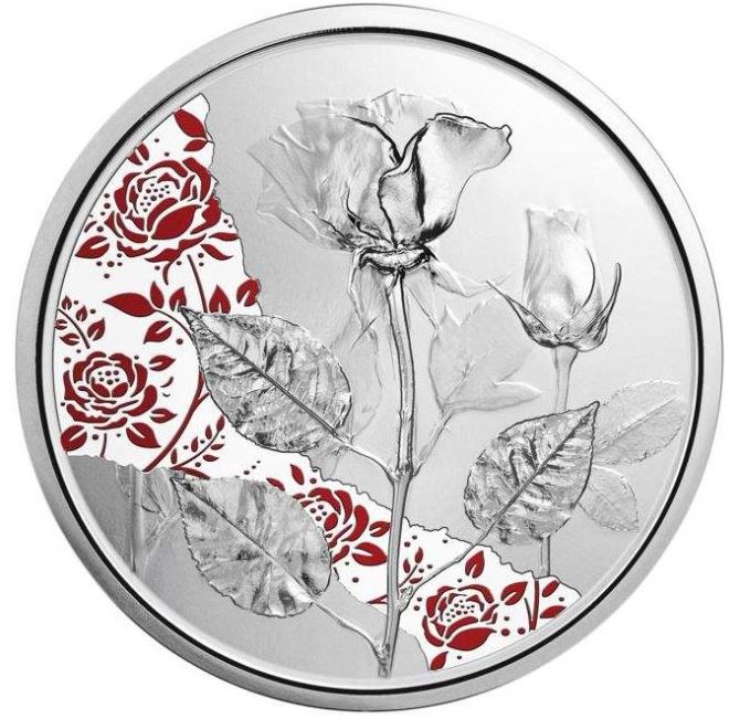 Österreich 10 Euro Rose 2021 Silbermünze PP