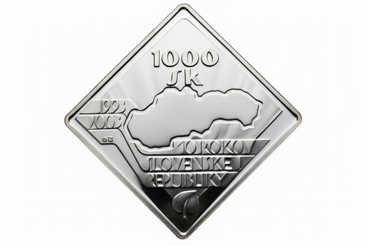 Slowakei 1000 Sk 2003 Silbermünze 2 oz Proof