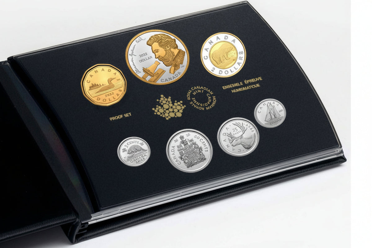 Kanada Alexander Graham Bell Proof Set 2022 7 Silbermünzen Royal Canadian Mint