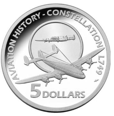 Australien Masterpieces Luftfahrt II 2009 2x5 Dollar Silber Proof