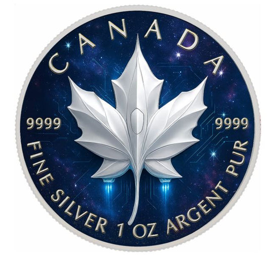 Canada 3i CANADATLAS 2025 1 Unze Silbermünze coloriert