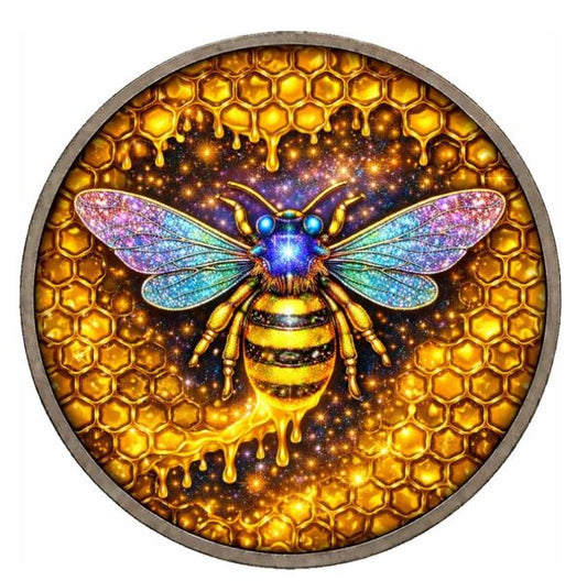 Exclusive Bee 2026 Kupferprägung mit Glitter Wings