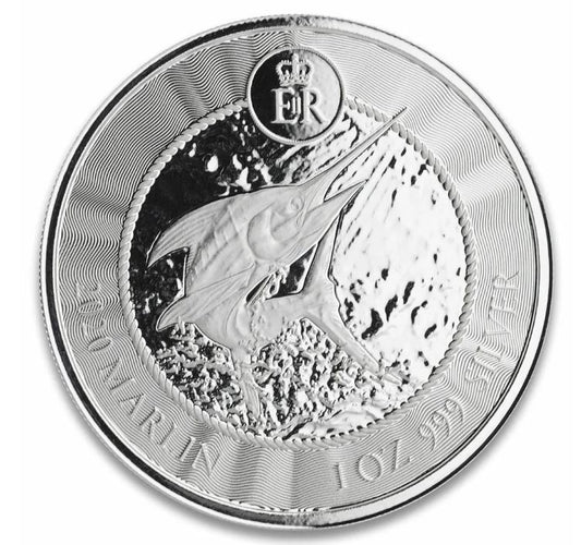 Cayman Islands 2020 Marlin 1 oz Silbermünze