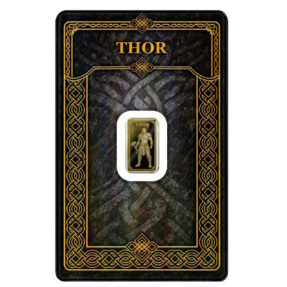 Gods of Germania – Thor Goldbarren 1/100oz