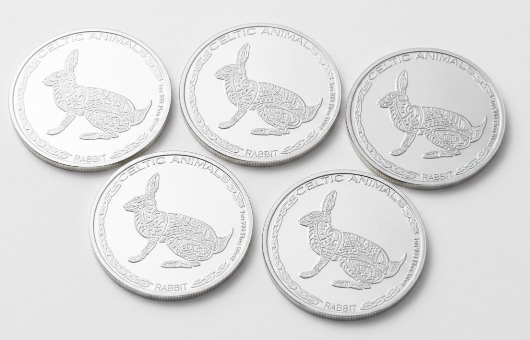 5 Stück Tschad Celtic Hase 2021 im Paket!