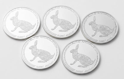 5 Stück Tschad Celtic Hase 2021 im Paket!