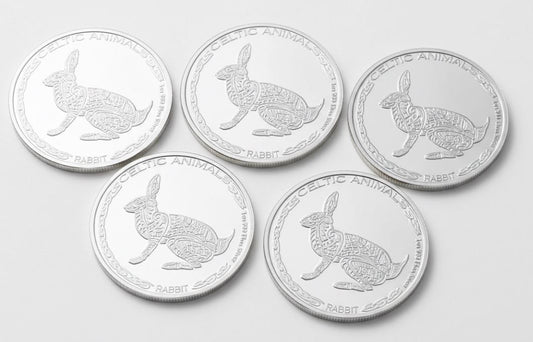 5 Stück Tschad Celtic Hase 2021 im Paket!