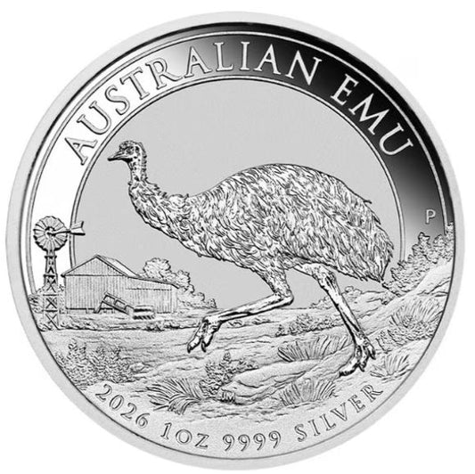 Australien Emu 2026 Silbermünze 1 oz