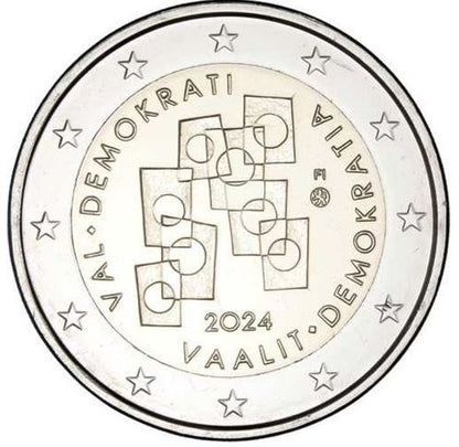 Finnland 2€ 2024 - Wahlen und Demokratie