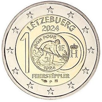 Luxemburg 2€ 2024 - Feiersteppler