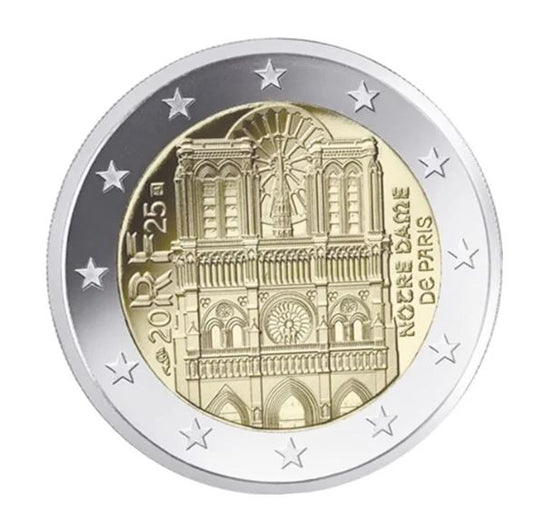 Frankreich 2€ 2025 - Notre Dame