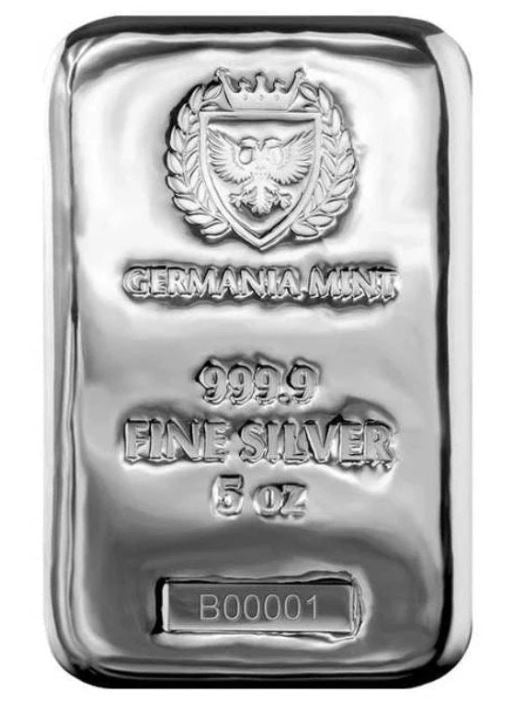 Germania Mint - 5oz Silberbarren