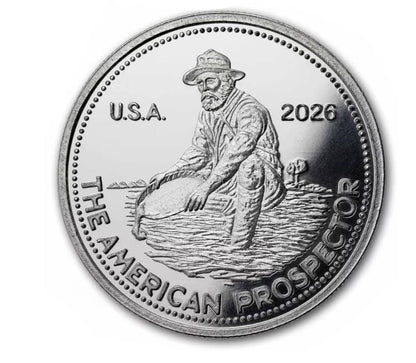 Engelhard Prospector 2026 1 oz Silbermedaille