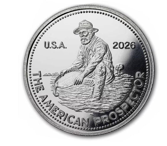 Engelhard Prospector 2026 1 oz Silbermedaille