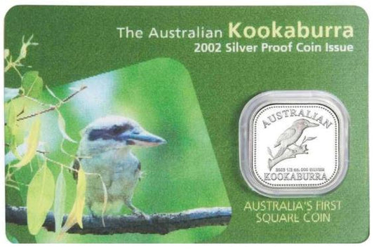 Kookaburra 2002 Square Proof 1/2 oz Silber Australien