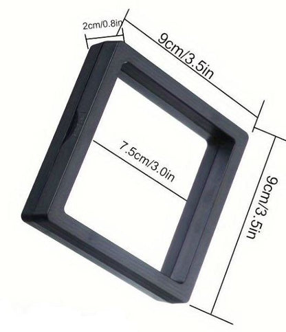 Schweberahmen Acryl schwarz 90x90mm